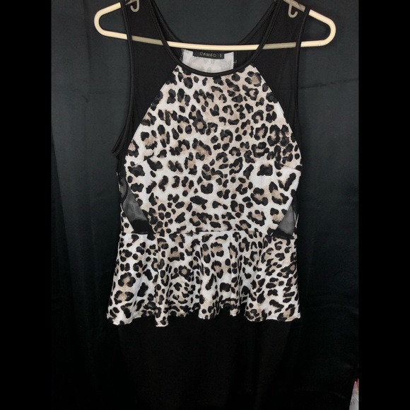 Plus size cheetah dress - Picture 2 of 3